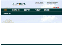 Tablet Screenshot of grupo-real.com